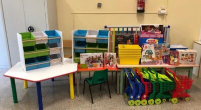 Donazione giochi alla Scuola dell’Infanzia di Vejano.