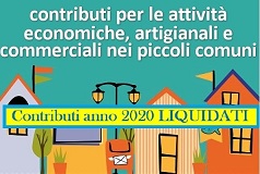 AVVISO: liquidati i contributi Fondo Aree Interne