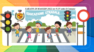 Educazione stradale: PASSEGGIATA BAMBINI SCUOLA PRIMARIA Sabato 28 MAGGIO 2022 ore 9.15