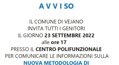 AVVISO: INFORMATIZZAZIONE DEL SERVIZIO DI REFEZIONE SCOLASTICA