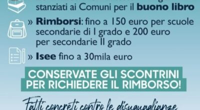 Regione Lazio ‘CONTRIBUTI MATERIALE SCOLASTICO’- Domande aperte dal 7 novembre p.v.