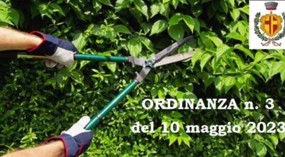 ORDINANZA SINDACALE n. 3 del 10-05-2023