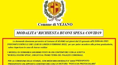 MODALITA’ RICHIESTA BUONI SPESA COVID19