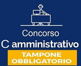 PRESELEZIONE Concorso C Ammin. 9 aprile 2021: OBBLIGO TAMPONE